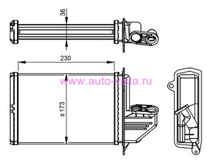   BMW E36 A/C BEHR9101352 OE8390435